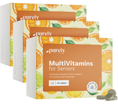 Purely Nutrition 3x Multivitaminas para personas mayores, en total 180 comprimidos