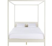 Maisons du Monde Cama con dosel 160 x 200 de pino beige