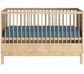 ID Kids Pack cuna bebé evolutiva con colchón madera 70x140 cm