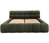 Pascal Morabito Cama con canapé abatible poliéster verde 160 x 200 cm