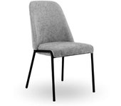 Home Heavenly Pack de 2 sillas de comedor silla salón en color gris