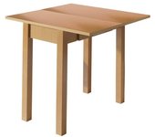 Pondecor Mesa de cocina modelo pavia roble con patas de madera