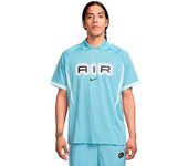 Nike - Polo Swoosh Air Jersey, Hombre, Denim Turq-Glacier Blue-White, L