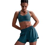 Nike - Pantalón corto One Mujer, Mujer, Smokey Blue-Reflective Silv, M