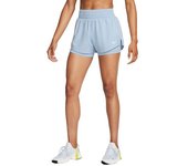 Nike - Pantalón corto One Mujer, Mujer, Armory Blue-Reflective Silv, L