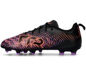 Puma - Bota de fútbol Future 8 Play FG/AG Niño, Unisex, Black-White-Glowing Red, 5 UK