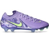 Nike - Bota de fútbol Phantom GX II Elite FG, Unisex, Purple Agate-Barely Volt, 9,5 USA