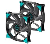 Iceberg Thermal IceGALE ARGB Carcasa del ordenador Ventilador 14 cm Negro 2 pieza(s)