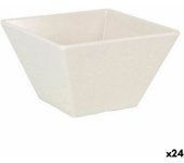Bol para aperitivos la mediterránea melamina blanco brillo 13 x 13 x 7 cm (24 unidades)