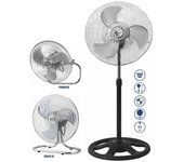 Orbegozo PWS 0547 Ventilador 3 en 1, sobremesa, pie y pared, 3 velocidadesoscilante, asa de transporte, rejilla de protección, tamaño aspas 45 cm