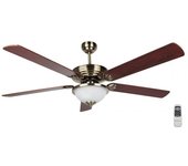 Orbegozo CP 80142 Ventilador de techo con mando a distancia, 5 palas reversibles, 142 cm de diámetro, potencia 70 W, luz, 3 velocidades