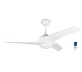 Orbegozo CP 90132 - Ventilador de techo con luz y mando a distancia, temporizador, 3 palas, 132 cm de diámetro, potencia 55 W y 3 velocidades