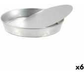 Molde desmontable vr redondo aluminio 33 x 33 x 4,5 cm (6 unidades)