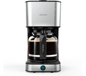 Cecotec Cafetera de Goteo Coffee 66 Heat. 950 W, Tecnología ExtemeAroma, Función Recalentar y Mantener, Jarra Termoresistente de 1,5L, Autoapagado, Acabado en Acero Inoxidable