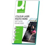 Q Connect A4 brillante papel láser color. Con revestimiento de papel láser en blanco brillante, ambos lados, proporciona una excelente saturación de color, resolución de impresión y salida de alta calidad. Proporciona excelente a las manchas y resistencia