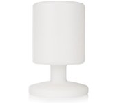 Smartwares IDE-60067 Lámpara de mesa LED, Luz blanca cálida y otros 6 colores, Inalámbrica, Recargable en 4-6 horas, Interior o exterior, IP44, autonomía de 15 horas, cable USB incluido