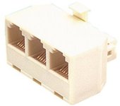 Adaptador modular triple 6p/4c Electro Dh 39.010/6/4 8430552030811