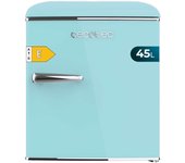 Cecotec Mini Nevera Retro 1 Puerta Bolero Coolmarket TT Origin 95 Blue E. Mini Frigorífico Retro Azul, 89,3Cm de Alto y 48,7Cm de Ancho, 95L de Capacidad, Bajo Consumo