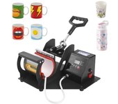 Taza de 11oz máquina de prensa de calor sublimación de transferencia en caliente máquina de prensado Digital para taza de café taza de cerveza Stein Latte