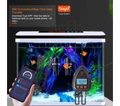 Tuya WiFi Control de calidad del agua en línea de 5 pulgadas PH Sólidos totales disueltos S.G CE Medidor de prueba de temperatura Multifuncional de maricultura para agua potable Piscina acuícola