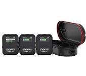 Sistema de micrófono inalámbrico SYNCO G2A2 Pro con 1 receptor y 2 micrófonos