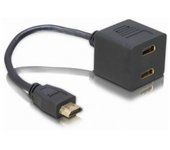 ADAPTADOR KABLEX HDMI 19 MACHO / 2X HDMI 19 HEMBRA 0.3M