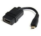 ADAPTADOR STARTECH HDMI HEMBRA / MICRO HDMI MACHO 0.12M