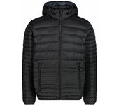 CMP - Chaqueta de hombre con capucha desmontable, Negro, 50