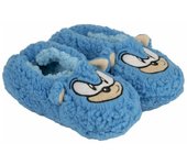 Sonic Zapatillas de Andar por Casa Color Azul - Talla 32 a 35 - Zapatillas Infantiles Tipo Borreguillo - Suela Blanda - Elaboradas en Poliéster - Producto Original Diseñado en España