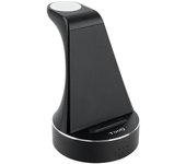 TooQ Base de Carga Inalámbrica para Apple Watch y iPhone/Smartphone, Negro