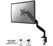 Newstar Soporte de escritorio para monitor - Soporte para televisor (Abrazadera/Atornillado, 9 kg, 25,4 cm (10"), 81,3 cm (32"), 100 x 100 mm, Negro)