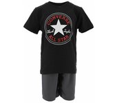 Conjunto Deportivo para Niños Converse Chuck Taylor Patch Negro 3-4 Años
