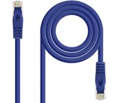 Nanocable Cable de red latiguillo RJ45 LSZH Cat.6A UTP AWG24, Azul, 1.0m