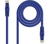 Nanocable Cable de red latiguillo RJ45 LSZH Cat.6A UTP AWG24, Azul, 2.0m