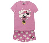 CERDÁ LIFE'S LITTLE MOMENTS Pijama Corto Single Jersey Minnie Juego, Rosa, 7 para Niñas