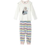 CERDÁ LIFE'S LITTLE MOMENTS | Pijama Largo Single Jersey Fleece Frozen Conjunto Suave y Confortable - Pijama Frozen Diseño Exclusivo Disney Frozen, Ideal para Fanáticos de Elsa y Anna