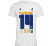 Camiseta de Fútbol de Manga Corta Hombre Adidas Real Madrid Champions 2022 XL