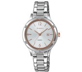 Casio Reloj Analógico para Hombres de Cuarzo con Correa en Acero Inoxidable SHE-4533D-7AUER