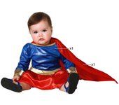 Atosa disfraz heroe comic niña bebé fantástico 12 a 24 meses