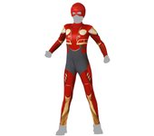 Atosa | Disfraz Superhéroe Cómic Rojo Infantil | Traje con Máscara de Ironman | Disponible para Niños | Ideal para Carnaval, Halloween y Fiestas Temáticas | Disfraces Infantiles | 5 a 6 Años