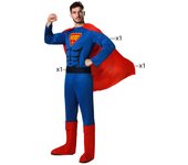 Atosa disfraz heroe comic traje azul hombre adulto XXL