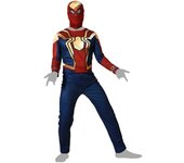 Atosa disfraz heroe comic araña azul hombre adulto M