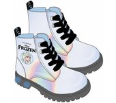 CERDÁ LIFE'S LITTLE MOMENTS Agua Frozen-Botas con Luces de Color Blanco para Niña-Talla 34-Licencia Oficial Disney, Lluvia, EU