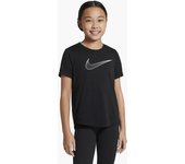Nike One - Negro - Camiseta Fitness Chica talla 8