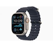 Apple Watch Ultra 2 GPS+Cellular 49mm caja en Titanio Natural y correa Ocean Azul Marino