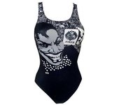 Turbo Traje De Baño New Jocker Pro Resist 894061 Grey / Black L female