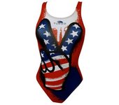 Turbo Traje De Baño Victory Pro Resist Red / Royal 3-4 Años female