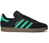 Adidas - Zapatilla Gazelle, Hombre, Core Black-Court Green, 8,5 UK