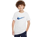 Nike - Camiseta Sportswear Niño, Unisex, White, S