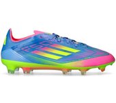 Adidas - Bota de fútbol F50 Pro FG, Unisex, Blue Fusion-Lucid Lemon-Lucid Pink, 7,5 UK